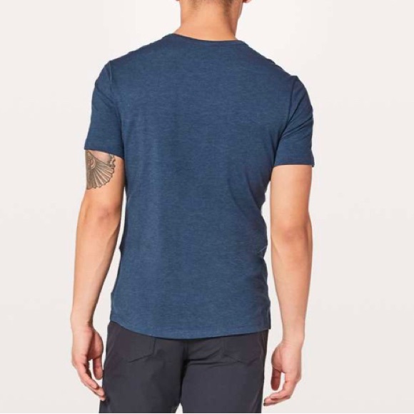 Lululemon 5 Year Basic Tee 
Heathered Navy - Picture 2 of 4
